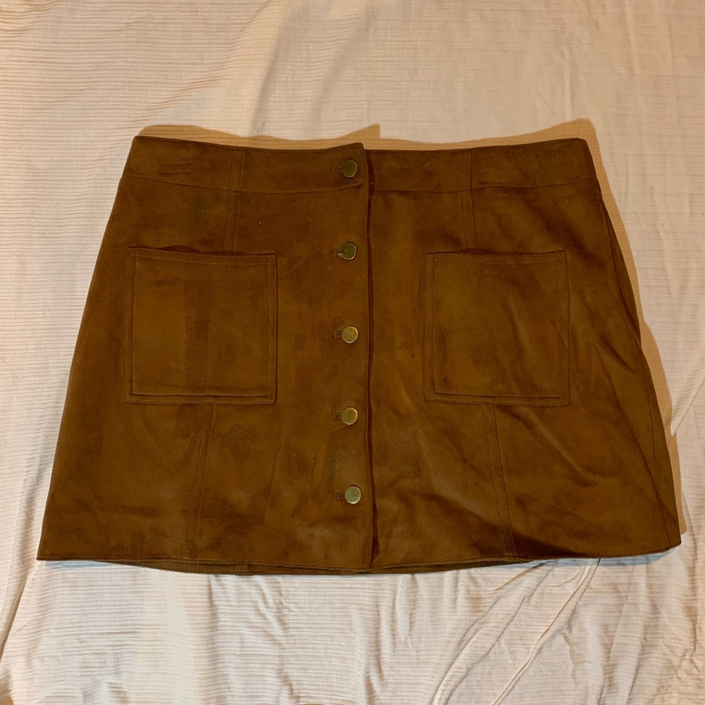 Forever 21 suede skirt